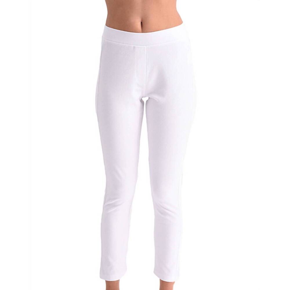 NEW ANGEL APPAREL ankle pocket pant in white